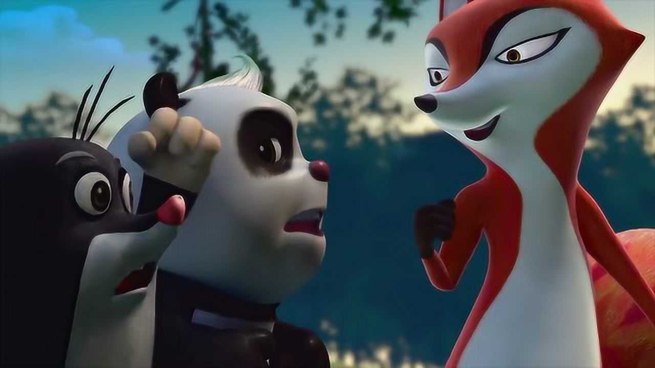 熊猫和小鼹鼠:狐狸先生拿玉米种子骗了和和,和和好呆萌呀!