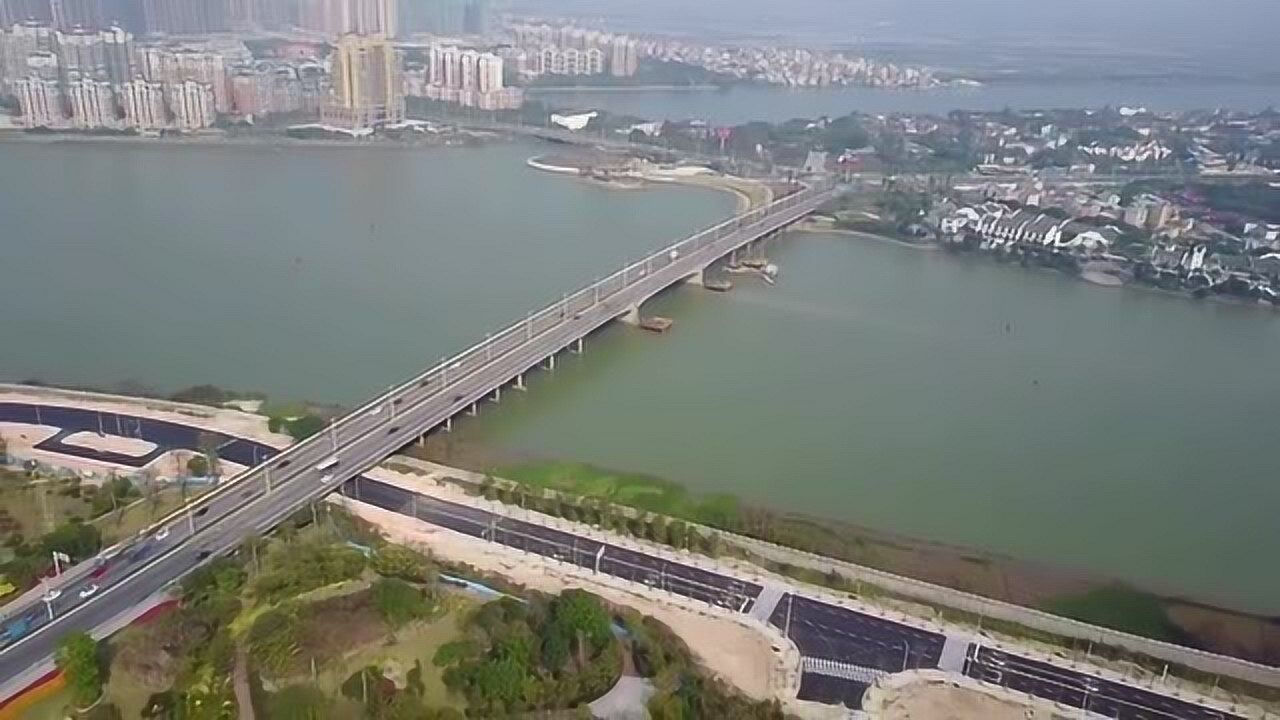 高清航拍，处于珠江三角洲的西南角，珠海斗门区风景_高清