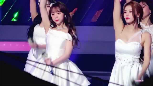 LOVELYZ金智妍帅气唱跳《Lost N Found》,一袭白衣超美!