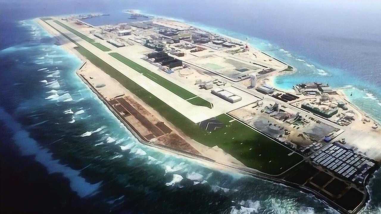 中国南沙永暑岛官方全景图首次曝光专家能起降大型飞机