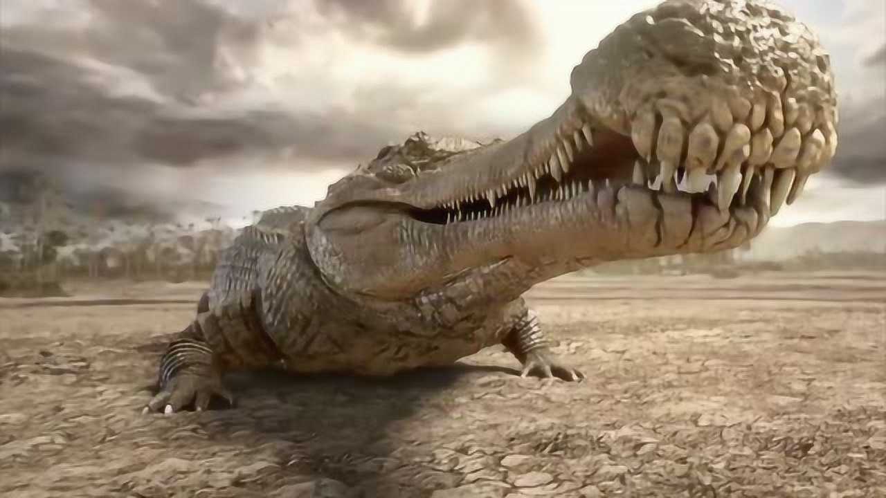 恐龙星球:帝鳄咬住潮汐龙的腿不松口,鲨齿龙也来到河岸边