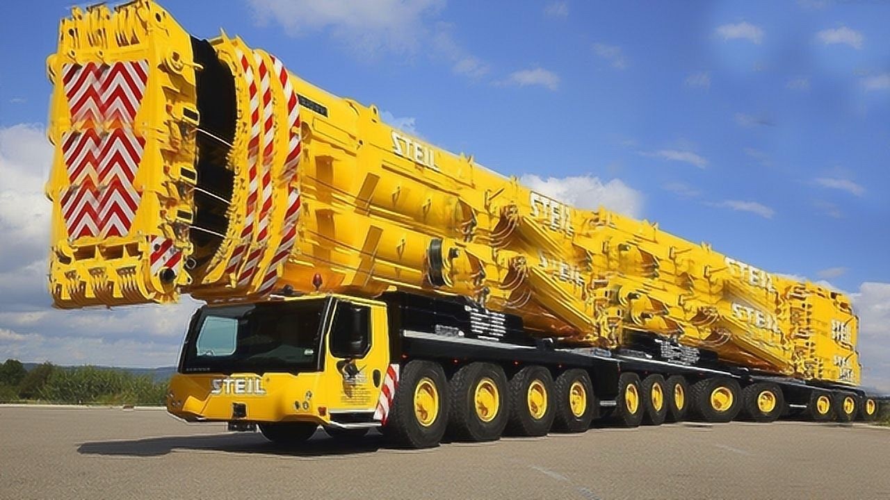 吊升荷重高达750吨的巨型起重机!工程重器实力惊人