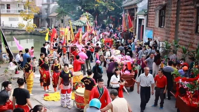 广东顺德勒流众涌飘色巡游2019