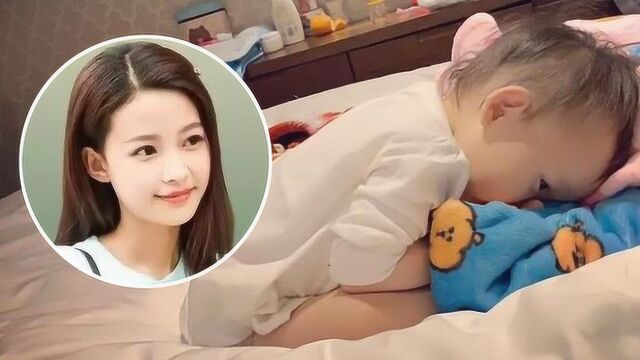 孙怡晒女儿近照 大福罕见露脸尽显呆萌网友连连称赞