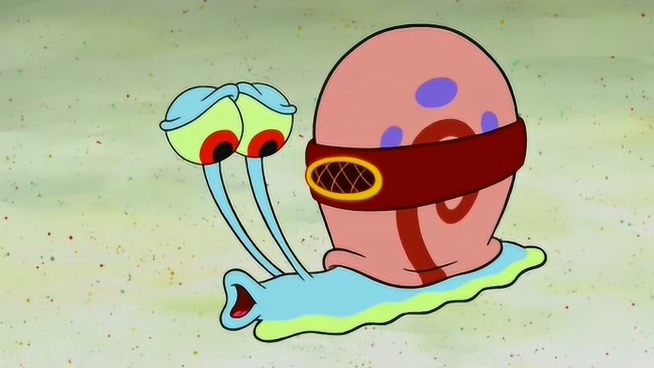 海绵宝宝海绵宝宝竟然会讲蜗牛话还真是多才多艺