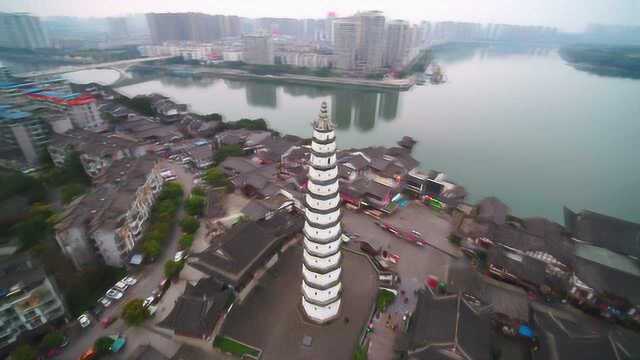 带你从高空看重庆合川文峰古街,精彩两分钟