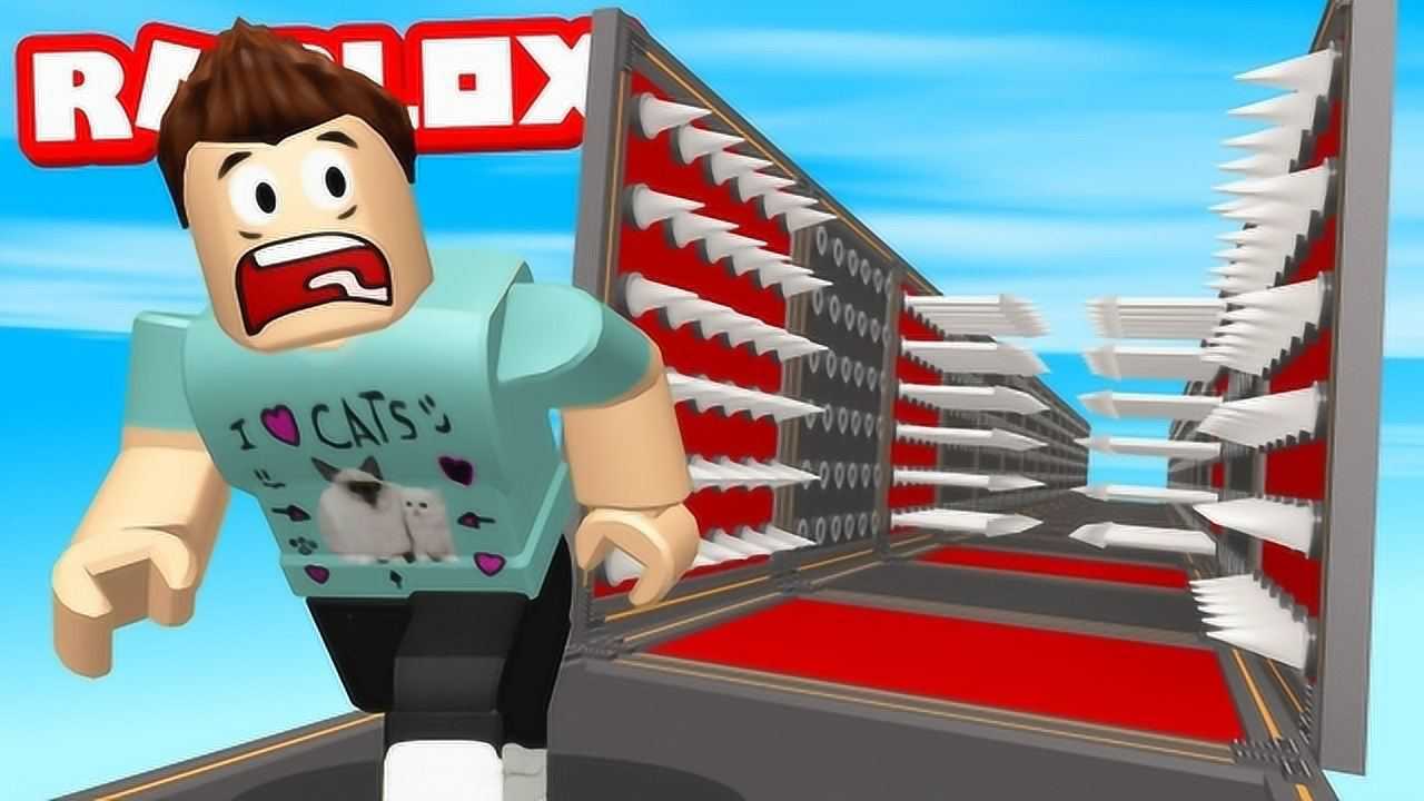 小格解说 roblox 极限跑酷逃生:躲避超多机关!差点被冻成冰块?
