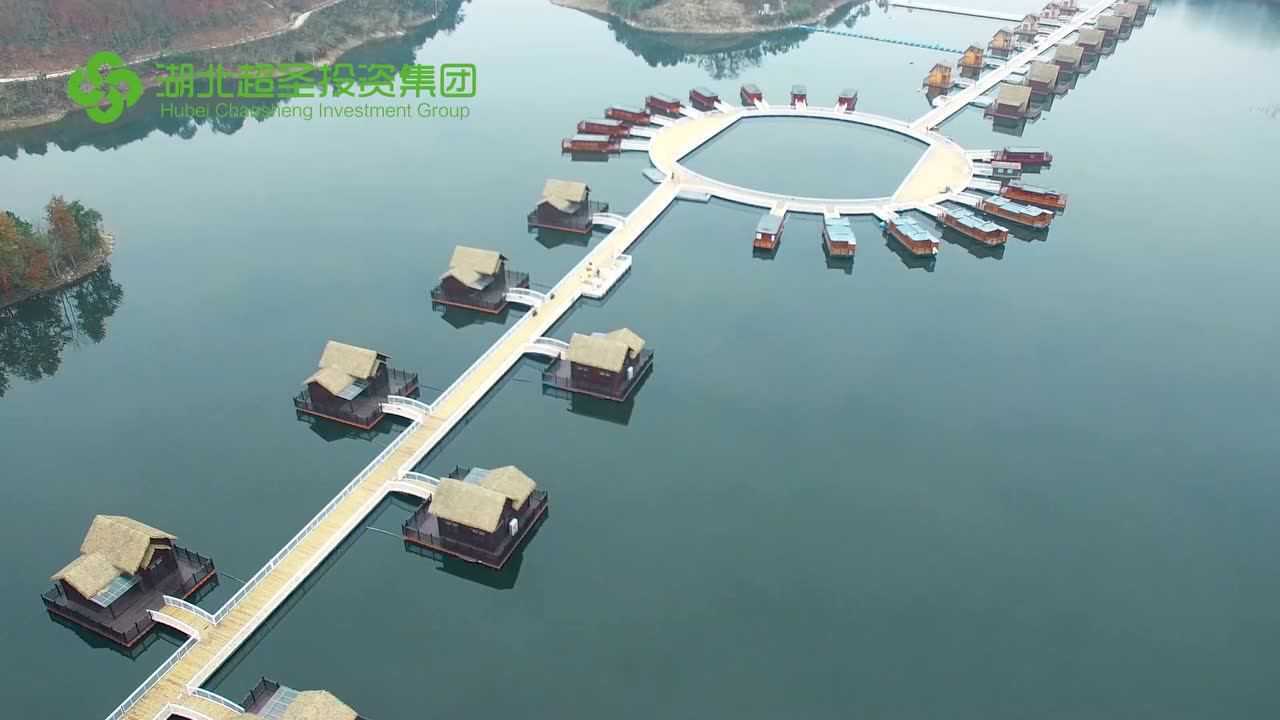 关雎河畔水上木屋别墅