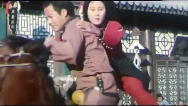 丁岚主演老电影《侠女十三妹》(1986年)十三妹手刃仇人纪献唐