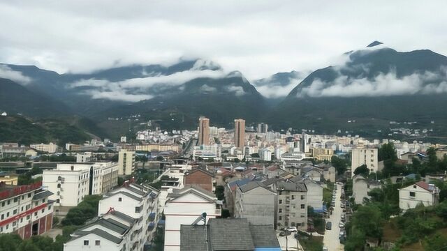 地图里看区域发展,湖北省兴山县城市建设进程