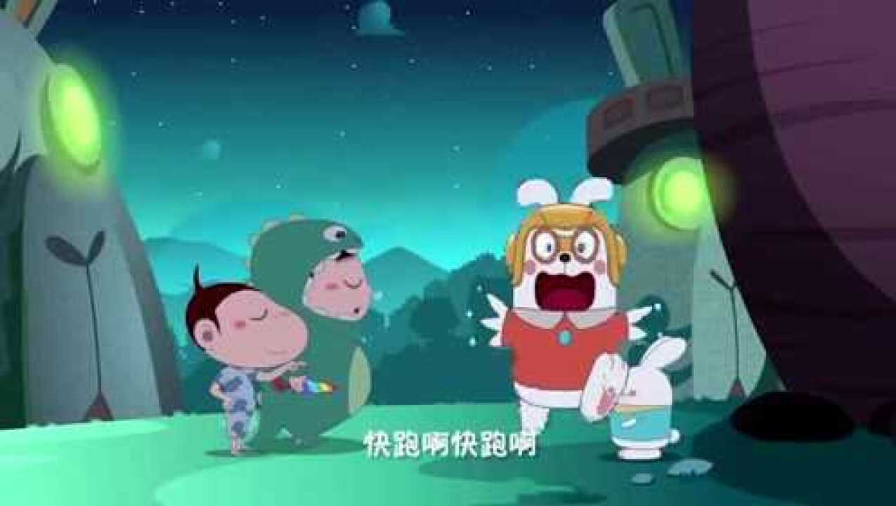 《爆笑校园》胖仔梦游变成大侠，拿着彩虹萝卜攻击阿U！_高清1080P在线观看平台_腾讯视频