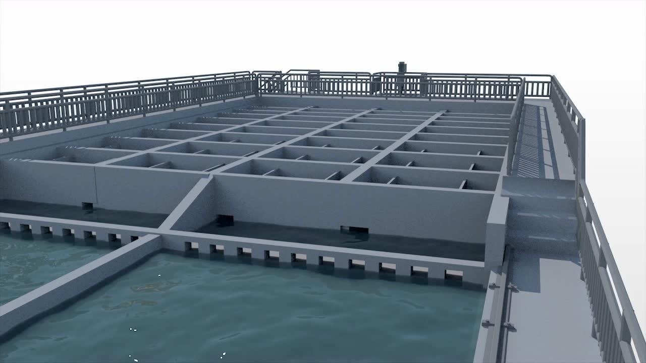 机械混合折板絮凝平流沉淀池_腾讯视频