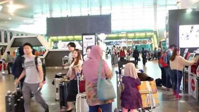 马来西亚吉隆坡KLIA2机场国际出发大厅随拍