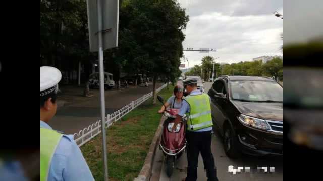 广丰街头一批电动车交通违法被曝光