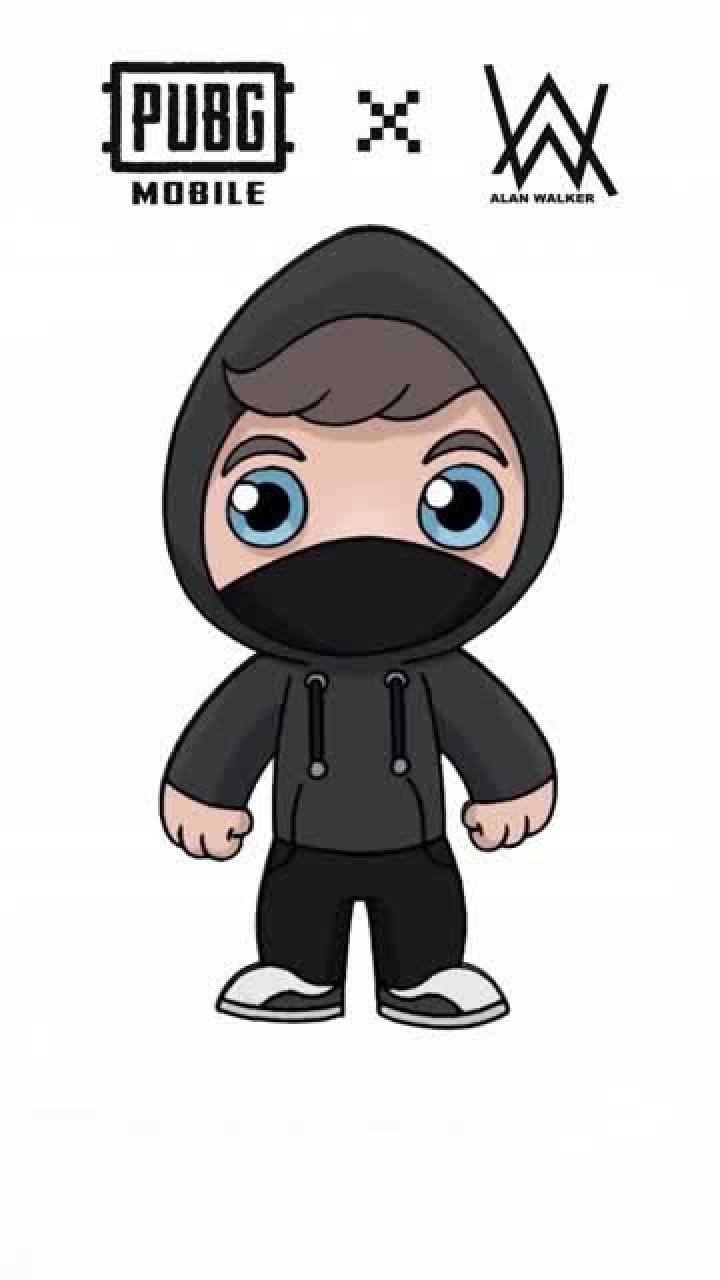 画卡通艾伦沃克onmyway早日变成吃鸡路上老司机