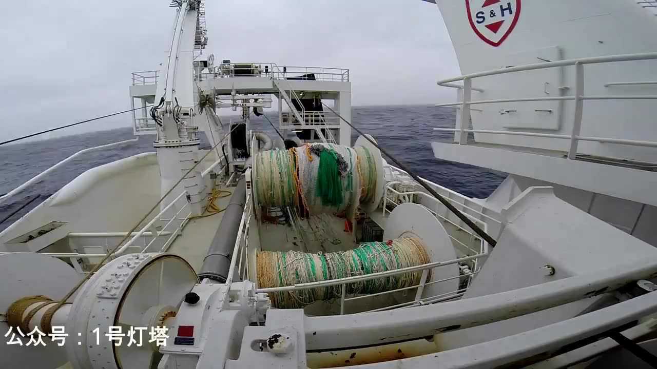 6小时200吨,拖网渔船作业吸鱼全过程。_高清1080P在线观看平台_腾讯视频