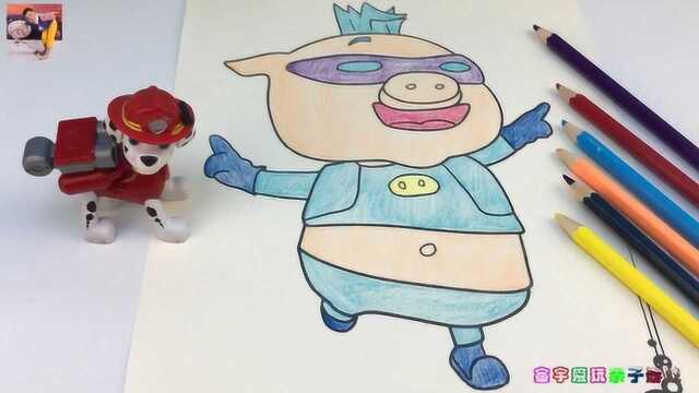 波比简笔画猪猪侠图片