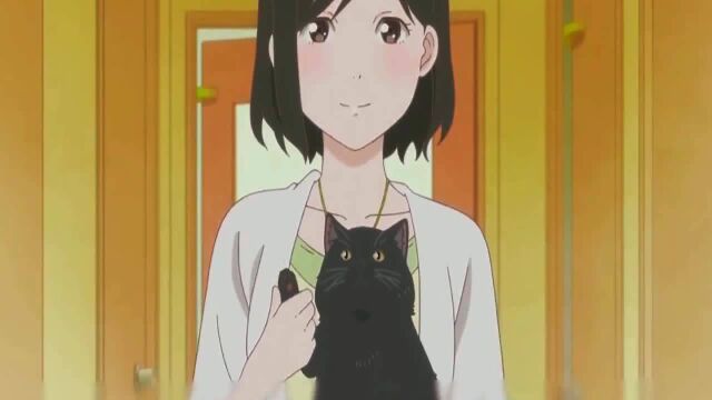 《她和她的猫》猫咪出生不久就来到女孩身边,一直陪伴着她