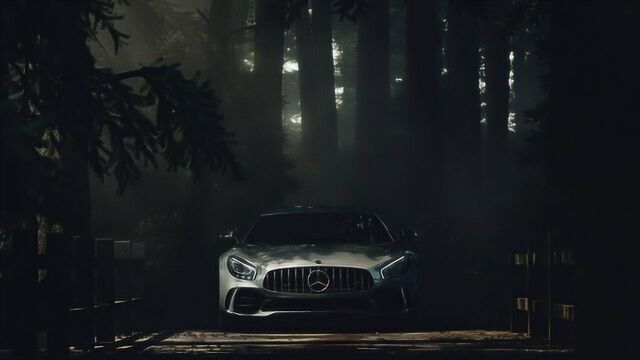 C4D教程奔驰AMG GT宣传海报的制作 02