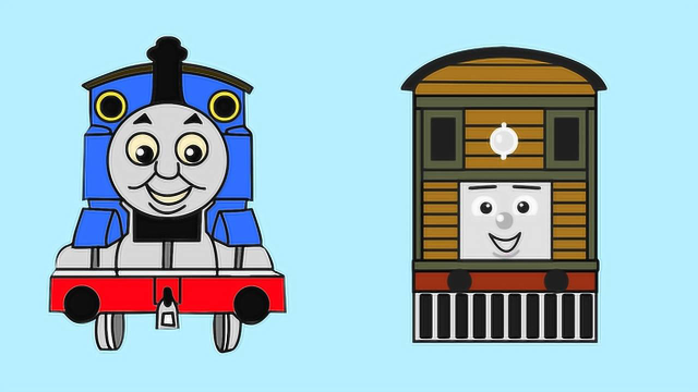 托马斯小火车和他的朋友托比 多多简笔画