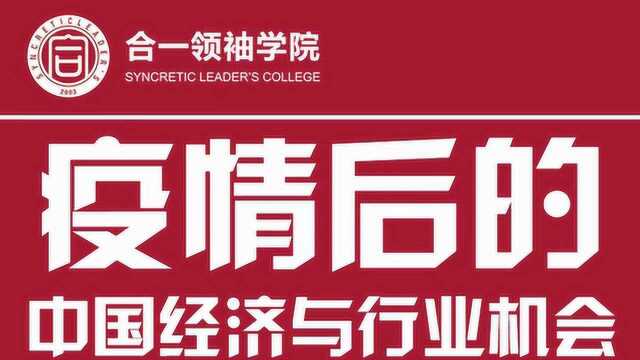 疫情后的中国经济与行业机会 (一)合一领袖网络大学线上公益课