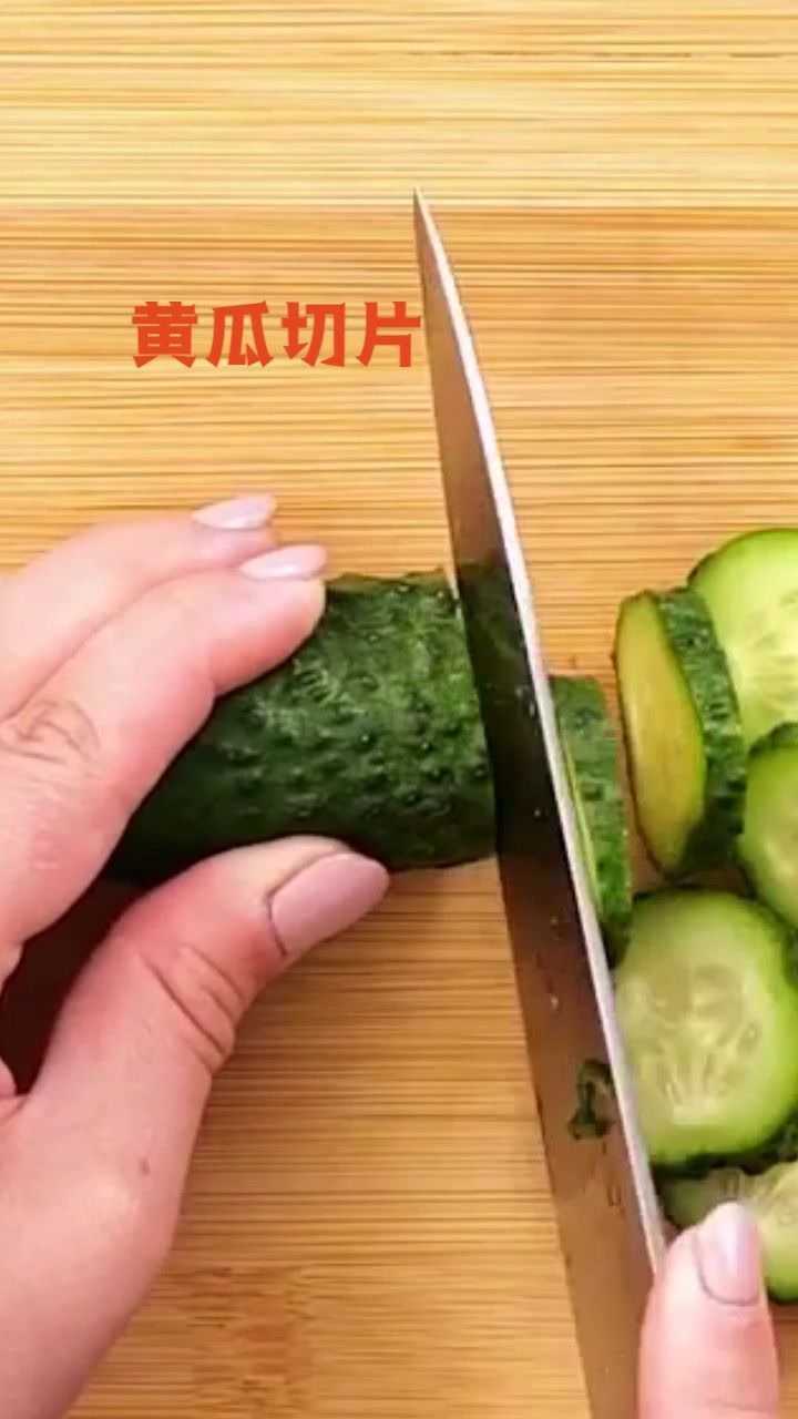 油炸黄瓜片,香香酥脆