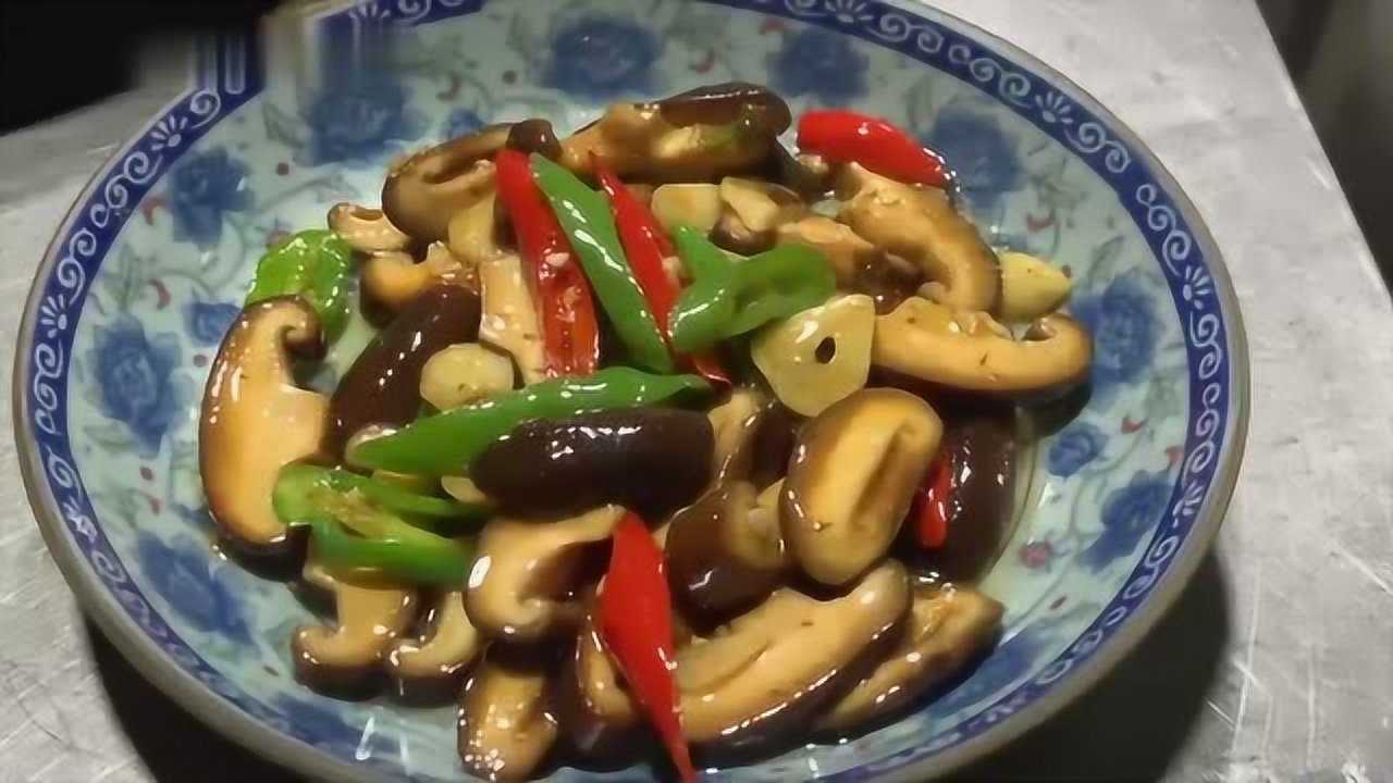 爆炒香菇的家常做法,好吃又简单,只需加入这个食材,香味倍增腾讯视频}