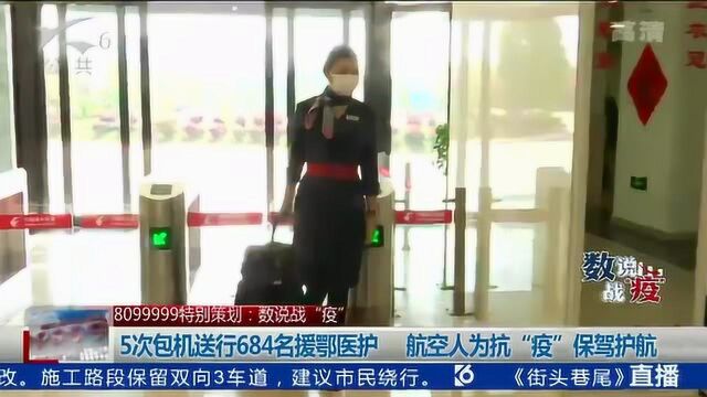 5次包机送行684名援鄂医护 航空人为抗“疫”保驾护航