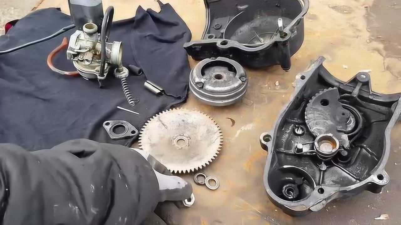 报废摩托车发动机-老师傅不花钱就给你这样修