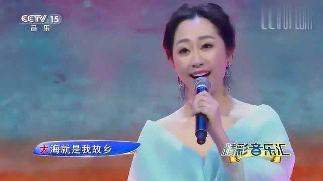 金婷婷演唱《大海啊故乡》,歌词质朴而情感炽烈,金婷婷好美!