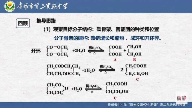 0413005高二年级理科化学 有机合成(三)