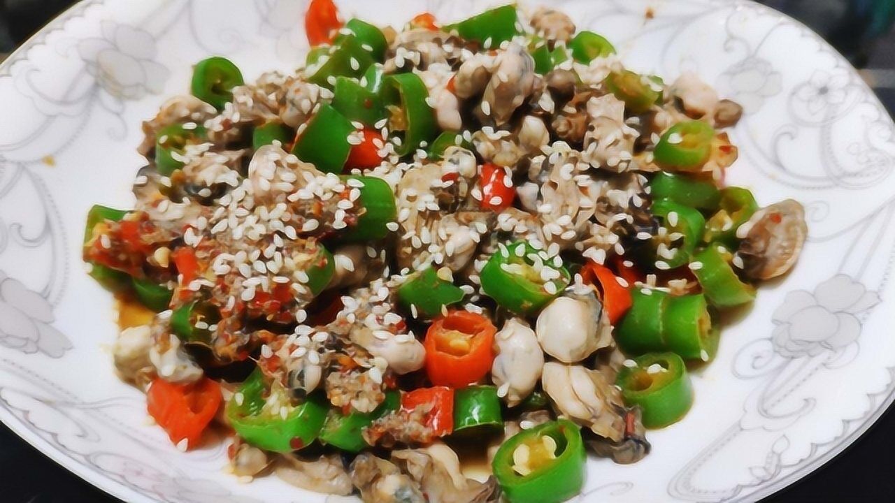 海蛎不要再做海蛎煎了,教您做爆炒海蛎,做法简单,解馋又下饭