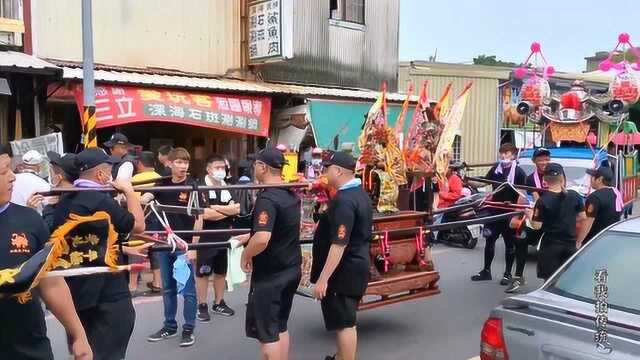 安平北极殿玉兴堂建醮送舟出发沿徒一路吃炮影片