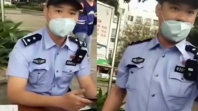 “人民警察不需要执法证”!实拍:广西交警教科书般回怼违法男子