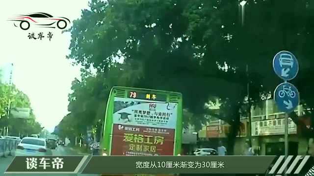 交警提醒:遇到鱼骨状标线要注意,变道走错会罚款