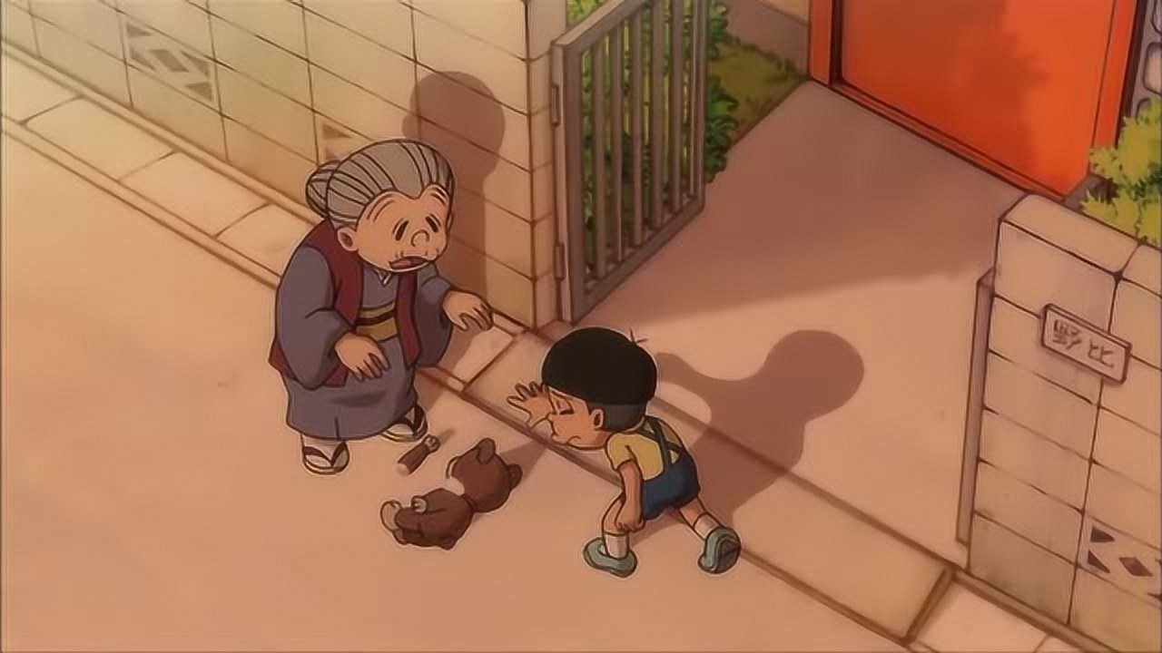 哆啦a梦新番奶奶的回忆大雄回到小时候见到了奶奶