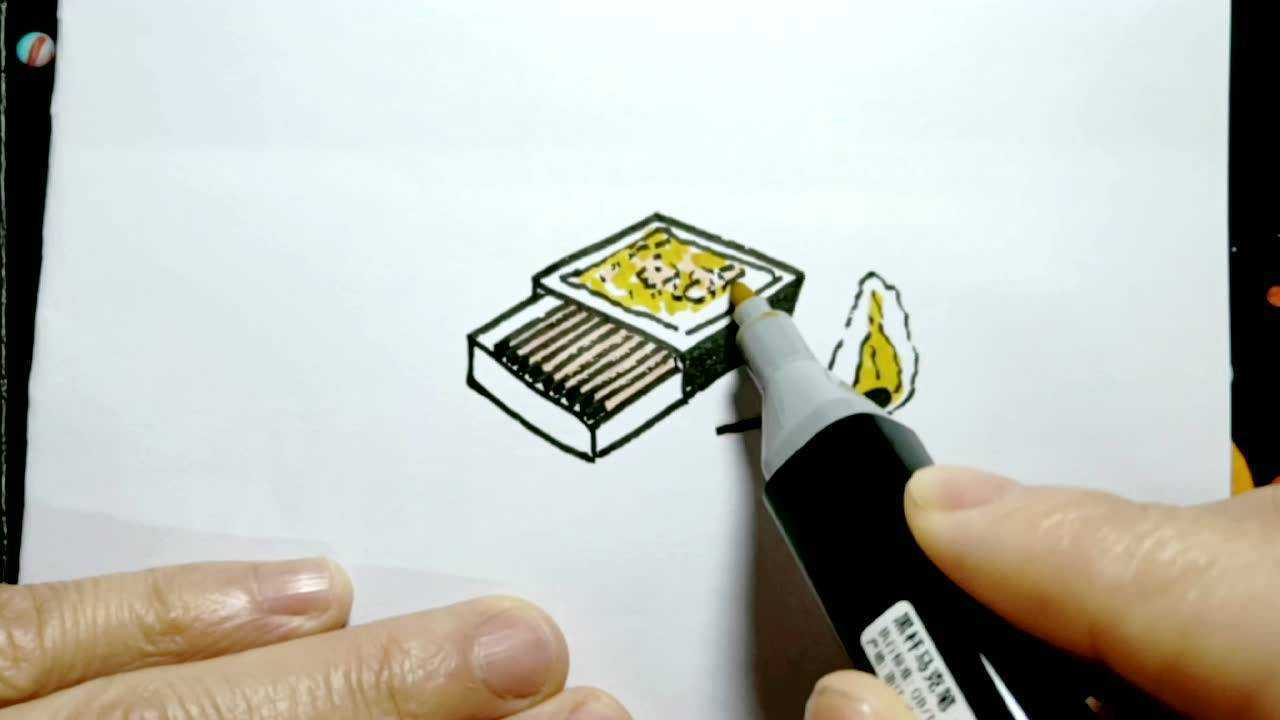 简笔画.教你画火柴,简单易学_腾讯视频