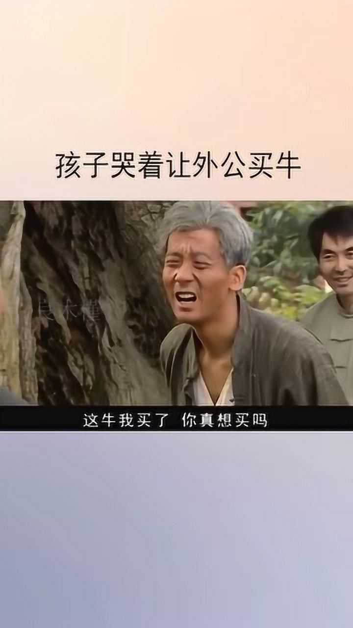 小苦根让爷爷买下流泪的老牛这头牛和福贵家很有缘分