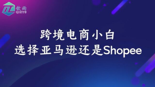 跨境电商小白入驻开店选择哪个更好呢?亚马逊还是shopee?