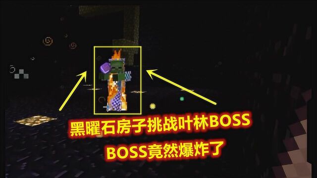 我的世界圣天地之屿冒险5:挑战叶林BOSS,BOSS自爆了