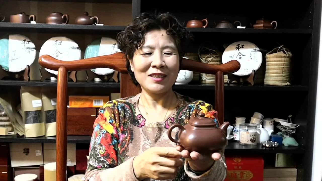 张丽妹紫砂作品·四方潘壶