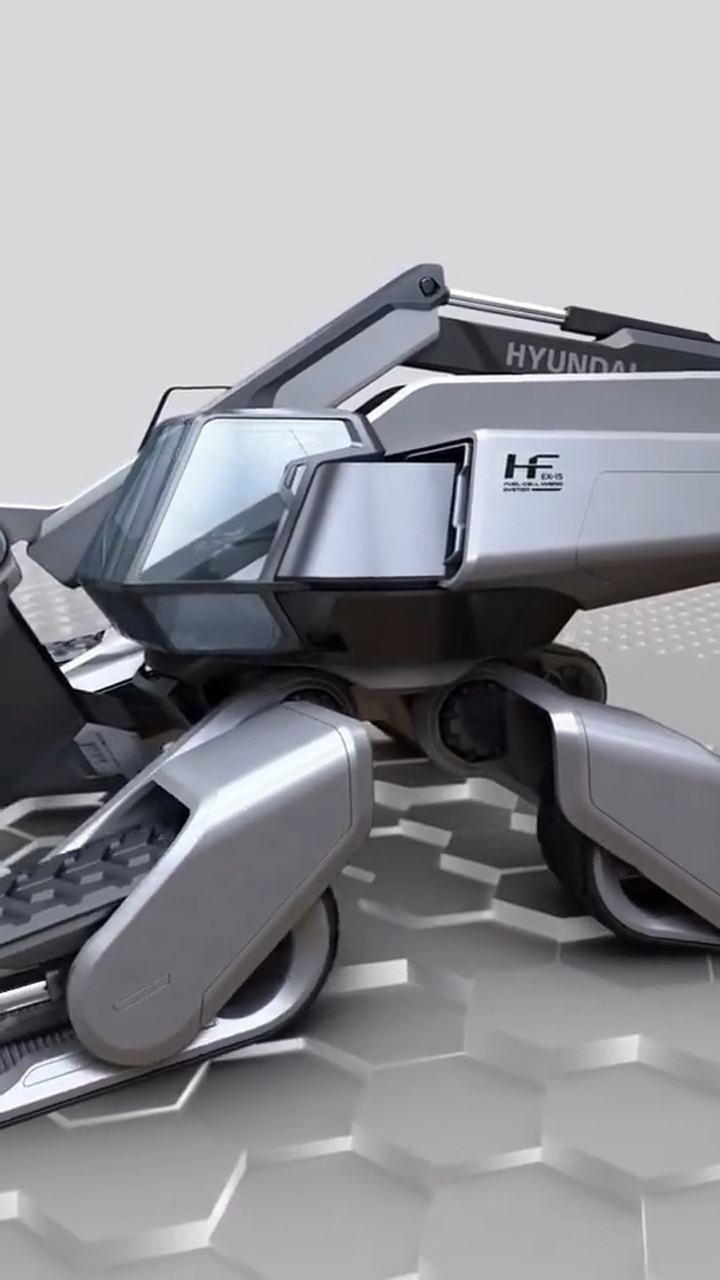 很科幻的挖掘机