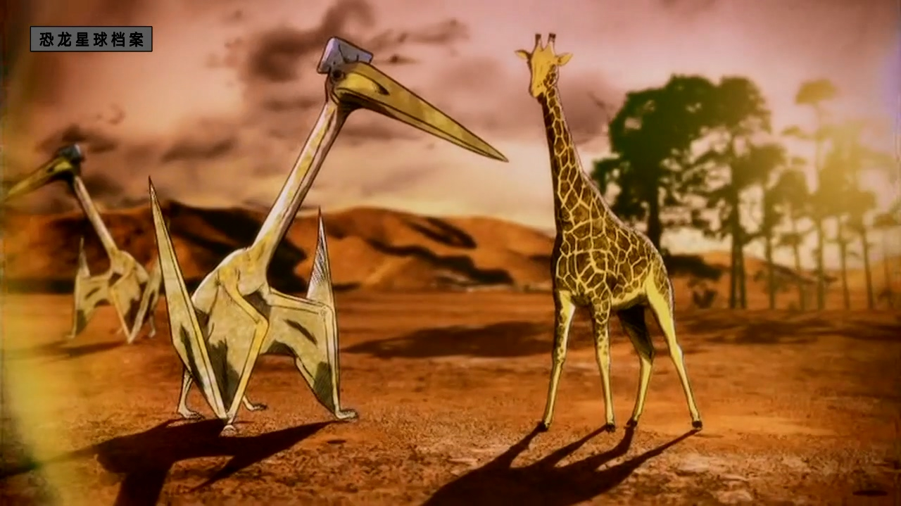 人类所知最大飞行生物之一哈特兹哥翼龙,天空巨兽陆地觅食!