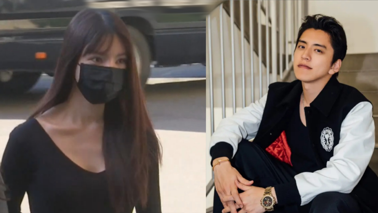 王大陆和女友阙沐轩出庭,女方苗条漂亮,两人一言不发走进法院