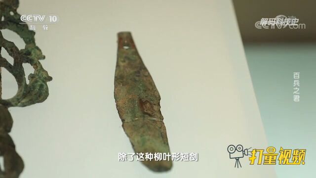 专家们根据出土的柳叶剑,推测出了短剑的装柄工序