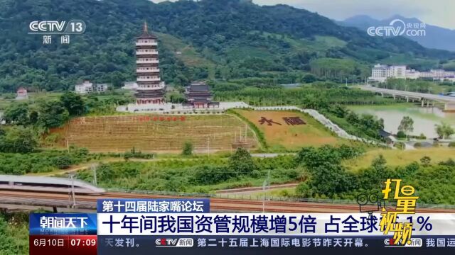 第十四届陆家嘴论坛:十年间我国资管规模增5倍,占全球16.1%