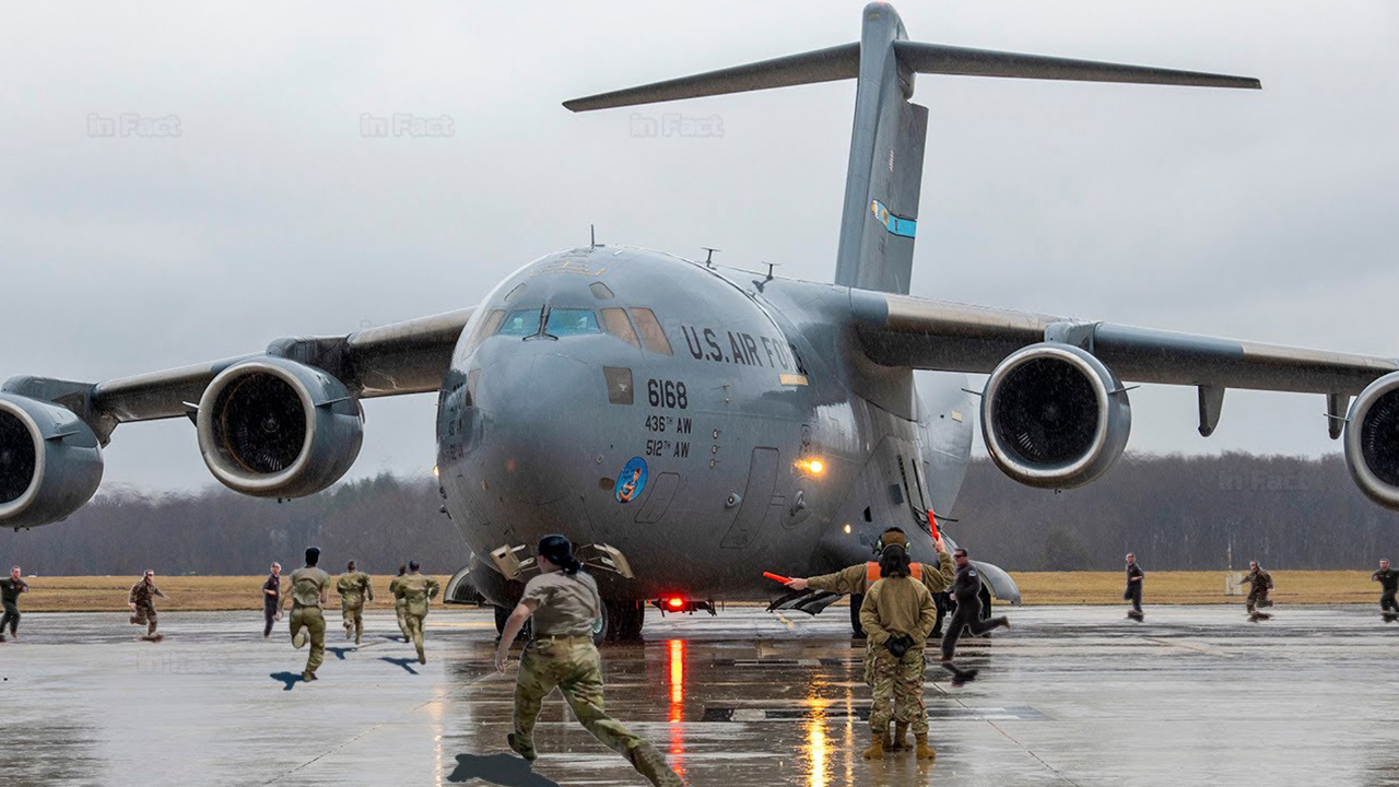c17环球霸王罕见实拍,从启动到起飞,过足了眼瘾!