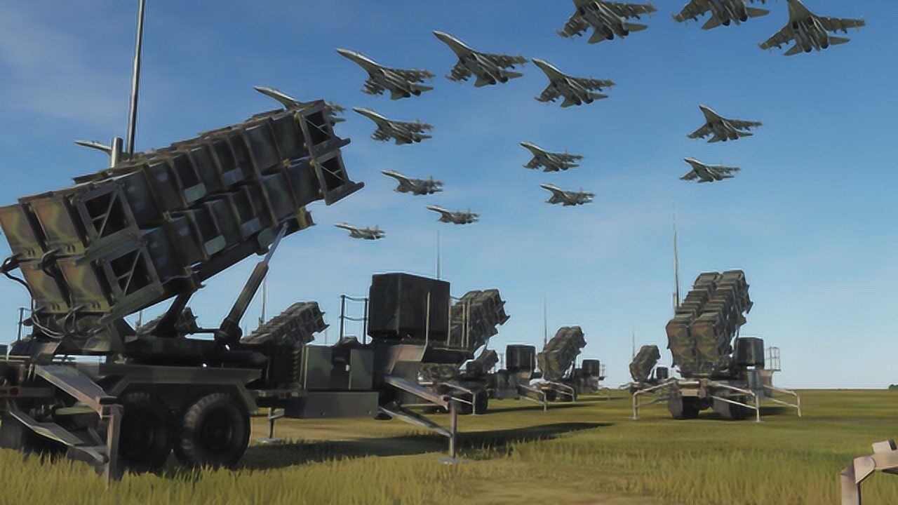 40架歼11强攻爱国者导弹阵地矛与盾的对决谁能赢战争模拟