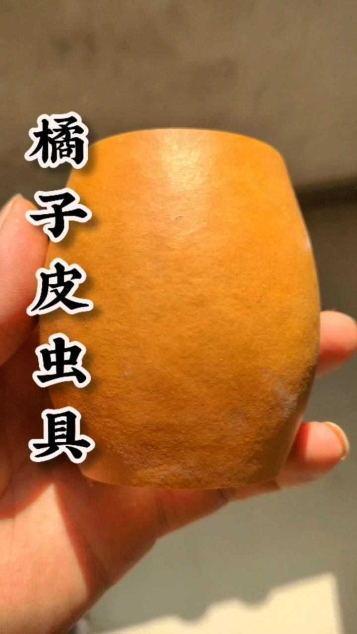 橘子皮制作虫具教程图片