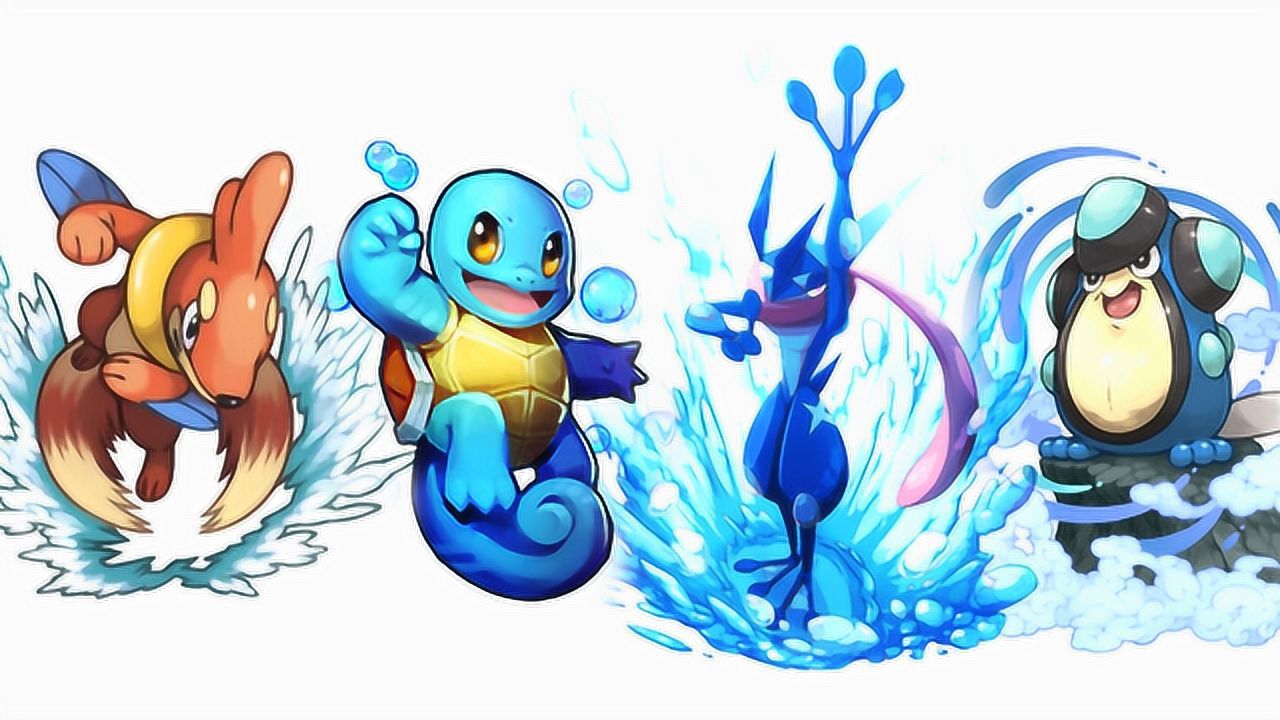 甲贺忍蛙是小智手中最强的水属性神奇宝贝，一出场就是精彩绝伦的战斗_高清1080P在线观看平台_腾讯视频